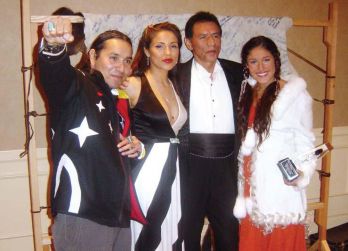 Award Honoress: Quese IMC, Tonantzin Carmelo, Wes Studi, and Q’Orainka